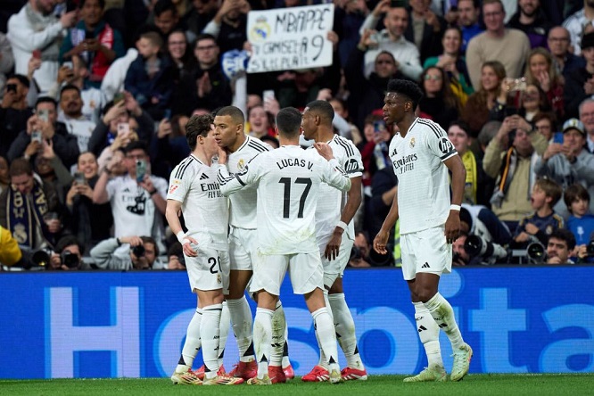 Real Madrid heeft ook een stabiele prestatie van een groep jonge spelers behaald